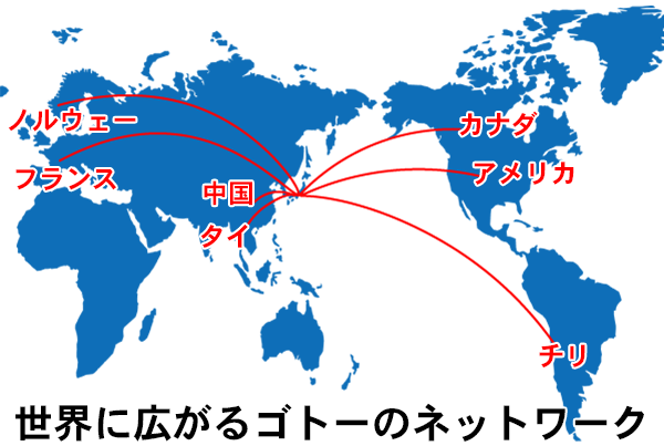 世界中の養殖業者様とのネットワーク